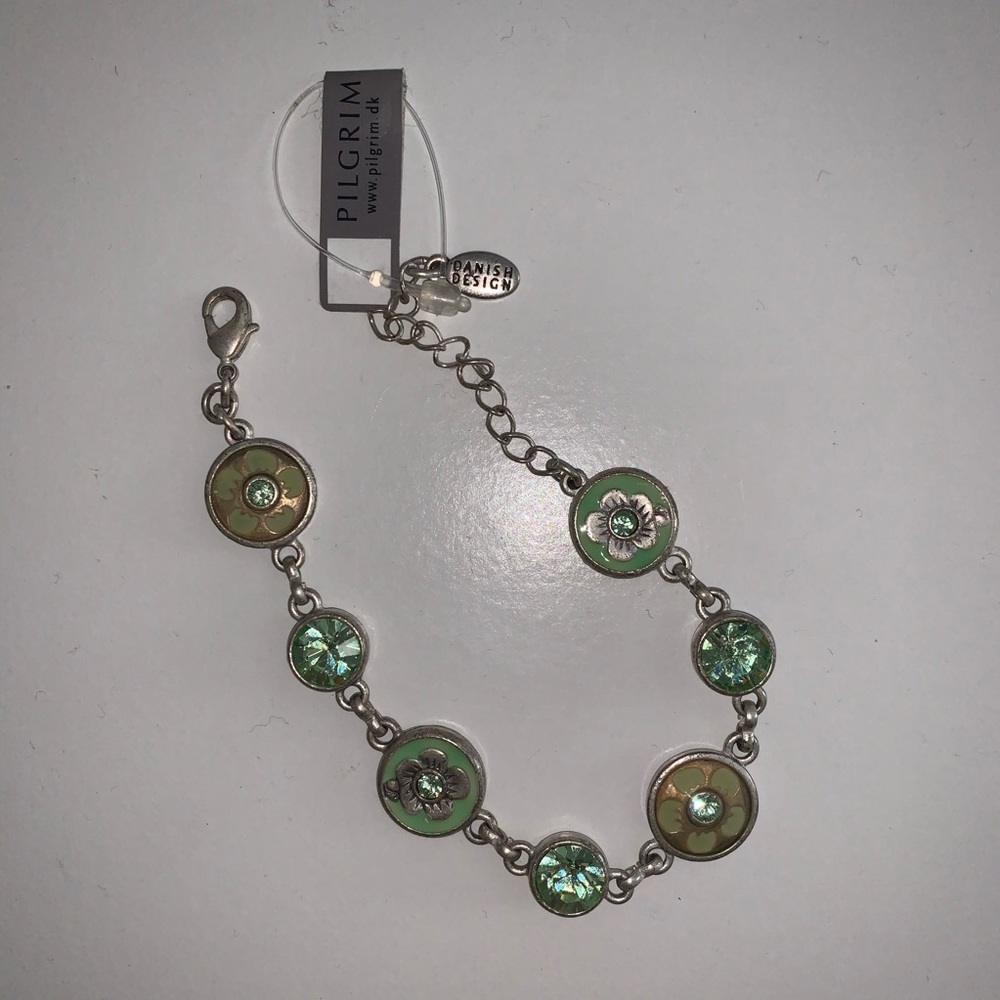 charm and crystal bracelet